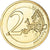 Luxembourg, 2 Euro, Grand-Duché, 2011, gold-plated coin, SUP, Bimétallique