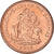 Moneda, Bahamas, Elizabeth II, Cent, 1998, SC, Cobre chapado en cinc, KM:59a