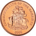 Coin, Bahamas, Elizabeth II, Cent, 2006, MS(63), Copper Plated Zinc, KM:218.1