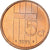 Moeda, Países Baixos, 5 Cents, 1991, AU(55-58), Cobre-níquel