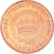 Danimarca, Euro Cent, 2002, unofficial private coin, SPL, Acciaio placcato rame