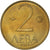 Munten, Bulgarije, 2 Leva, 1992, PR+, Nickel-brass, KM:203
