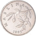Moneta, Chorwacja, 20 Lipa, 1993, AU(50-53), Nickel platerowany stalą, KM:7
