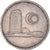Moneda, Malasia, 10 Sen, 1973, Franklin Mint, BC+, Cobre - níquel, KM:3