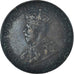 Moneda, Jersey, George V, 1/12 Shilling, 1923, BC+, Bronce, KM:14