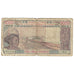 Biljet, West Afrikaanse Staten, 5000 Francs, 1982, KM:708Kf, B+