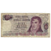 Biljet, Argentinië, 10 Pesos, Undated (1973-76), KM:295, B+