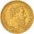 Belgien, Leopold II, 20 Francs, 20 Frank, 1871, AU(50-53), Gold, KM:37