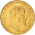 Gran Bretagna, Edward VII, Sovereign, 1910, BB+, Oro, KM:805