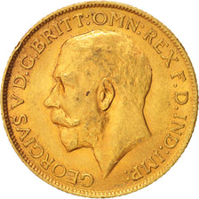 Großbritannien, George V, Sovereign, 1915, AU(55-58), Gold, KM:820