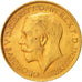 Great Britain, George V, Sovereign, 1915, AU(55-58), Gold, KM:820