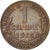 Moneta, Francja, Dupuis, Centime, 1916, Paris, AU(50-53), Bronze, KM:840