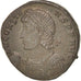 Monnaie, Constans, Maiorina, Constantinople, TTB+, Cuivre, RIC:88