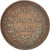 Moneta, INDIE BRYTYJSKIE, 1/2 Anna, 1835, VF(30-35), Miedź, KM:447.1