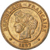 Moneda, Francia, Cérès, 5 Centimes, 1887, Paris, EBC+, Bronce, KM:821.1
