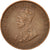Moneda, Australia, George V, 1/2 Penny, 1916, EBC, Bronce, KM:22
