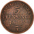 Moneda, Estados alemanes, PRUSSIA, Wilhelm I, 3 Pfennig, 1865, MBC, Cobre