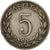 Coin, Greece, George I, 5 Lepta, 1894, Paris, EF(40-45), Copper-nickel, KM:58