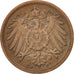 Moneta, NIEMCY - IMPERIUM, Wilhelm II, 2 Pfennig, 1905, Frankfurt, EF(40-45)