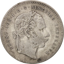 Austria, Franz Joseph I, 20 Kreuzer, 1870, Vienne, EF(40-45), Silver, KM:2212