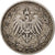 Coin, GERMANY - EMPIRE, 1/2 Mark, 1914, Hambourg, EF(40-45), Silver, KM:17