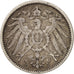 Coin, GERMANY - EMPIRE, Wilhelm II, Mark, 1892, Stuttgart, AU(50-53), Silver