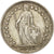 Moneta, Szwajcaria, Franc, 1944, Bern, AU(50-53), Srebro, KM:24