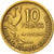 Coin, France, Guiraud, 10 Francs, 1950, Paris, EF(40-45), Aluminum-Bronze