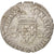 Moneda, Francia, Douzain aux croissants, 1550, Bordeaux, BC+, Vellón