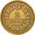 Coin, France, Lavrillier, 5 Francs, 1946, Castelsarrasin, EF(40-45)