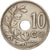 Moneta, Belgio, 10 Centimes, 1926, BB, Rame-nichel, KM:85.1
