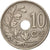 Moneta, Belgio, 10 Centimes, 1928, BB, Rame-nichel, KM:85.1