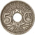 Monnaie, France, Lindauer, 5 Centimes, 1922, TTB, Copper-nickel, KM:875