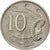 Moneda, Australia, Elizabeth II, 10 Cents, 1980, MBC+, Cobre - níquel, KM:65