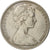 Moneda, Australia, Elizabeth II, 20 Cents, 1966, MBC, Cobre - níquel, KM:66