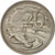 Moneda, Australia, Elizabeth II, 20 Cents, 1966, MBC, Cobre - níquel, KM:66