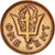 Moneta, Barbados, Cent, 1980, Franklin Mint, AU(50-53), Bronze, KM:10