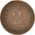 Monnaie, GERMANY - EMPIRE, Wilhelm I, 2 Pfennig, 1874, Frankfurt, TTB+, Cuivre