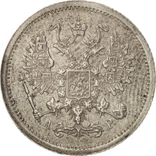 Coin, Russia, Nicholas II, 10 Kopeks, 1902, Saint-Petersburg, AU(55-58), Silver