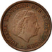 Coin, Netherlands, Juliana, Cent, 1955, AU(50-53), Bronze, KM:180