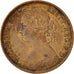 Moneta, Wielka Brytania, Victoria, Farthing, 1860, AU(50-53), Bronze, KM:747.1