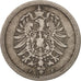 Coin, GERMANY - EMPIRE, Wilhelm I, 5 Pfennig, 1875, Stuttgart, EF(40-45)