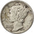 Coin, United States, Mercury Dime, Dime, 1941, U.S. Mint, Dahlonega, EF(40-45)