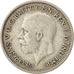 Coin, Great Britain, George V, 6 Pence, 1933, EF(40-45), Silver, KM:832