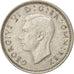 Coin, Great Britain, George VI, 6 Pence, 1945, AU(55-58), Silver, KM:852