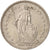 Moneta, Szwajcaria, Franc, 1969, Bern, EF(40-45), Miedź-Nikiel, KM:24a.1