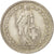 Coin, Switzerland, 2 Francs, 1957, Bern, AU(50-53), Silver, KM:21