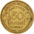 Coin, France, Morlon, 50 Centimes, 1938, AU(50-53), Aluminum-Bronze, KM:894.1