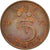 Coin, Netherlands, Juliana, 5 Cents, 1972, MS(63), Bronze, KM:181