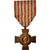 Francia, Croix du Combattant de 1914-1918, Medal, Muy buen estado, Bronce, 36